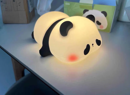 Cute Silicone Night Lights Sheep Cartoon Bedroom Lamp for Children'S Room Decor Rechargeable Timing Dimming Sleep Night Light